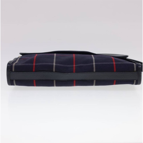 Burberry Navy Red Check Shoulder Bag - Picture 6 of 15